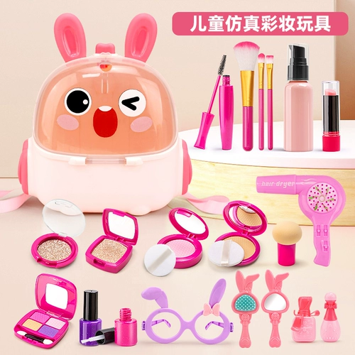 Реалистичный детский комплект для макияжа, семейная помада для принцессы, игрушка, популярно в интернете, подарок на день рождения