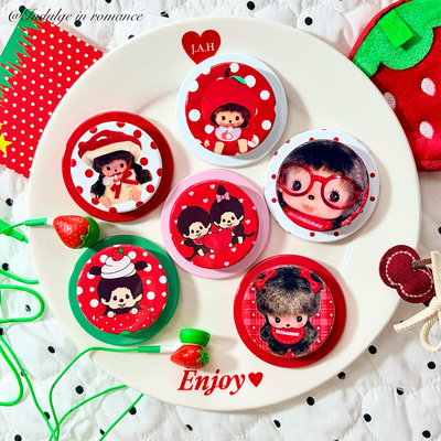 磁吸菲林蒙奇奇小众圣诞新年红