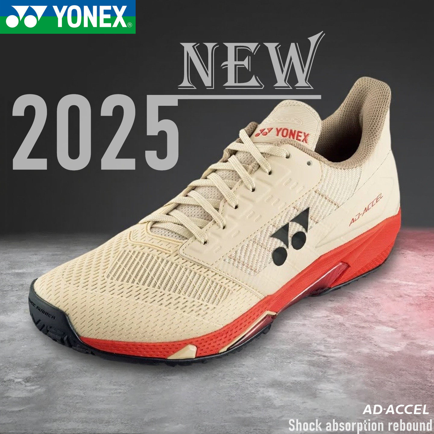 YONEX尤尼克斯耐磨专业训练运动男款网球鞋女yy比赛透气羽毛球鞋