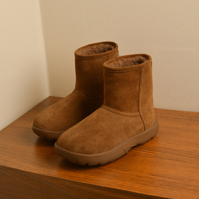 广州工厂CREWBV皮毛一体雪地靴