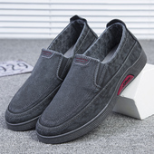 男鞋 休闲鞋 老北京布鞋 春秋2021新款 男爸爸帆布鞋 男士 水洗牛仔布鞋