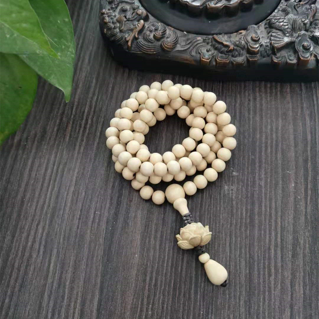 纯手工六道木手串108老料原木祥龙木九道木男女珠子念珠原力手串