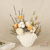 干花花束装 饰高级感摆件客厅摆设家居玄关北欧风花瓶花艺轻奢高档