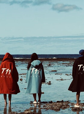 T11DeepSea环球追鲸 男女追鲸自由潜水专用防风防水斗篷 速干保暖