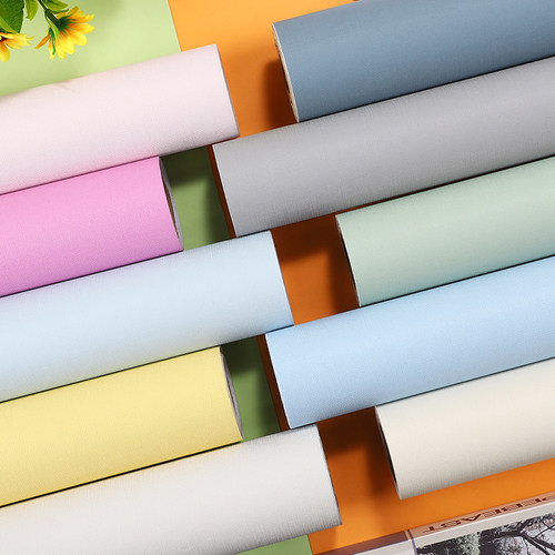 加厚防水马卡龙纯色幼儿园即时贴