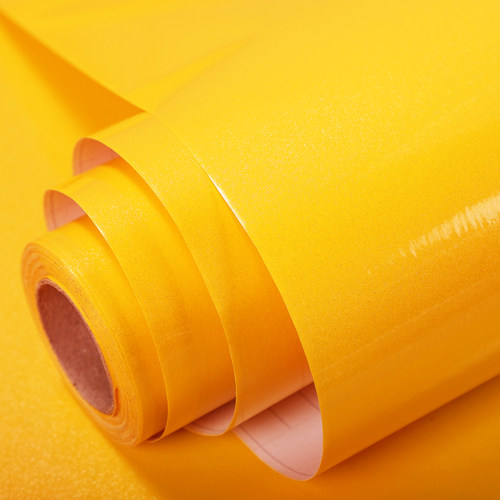 烤漆珠光亮黄防水厨房防水油贴纸