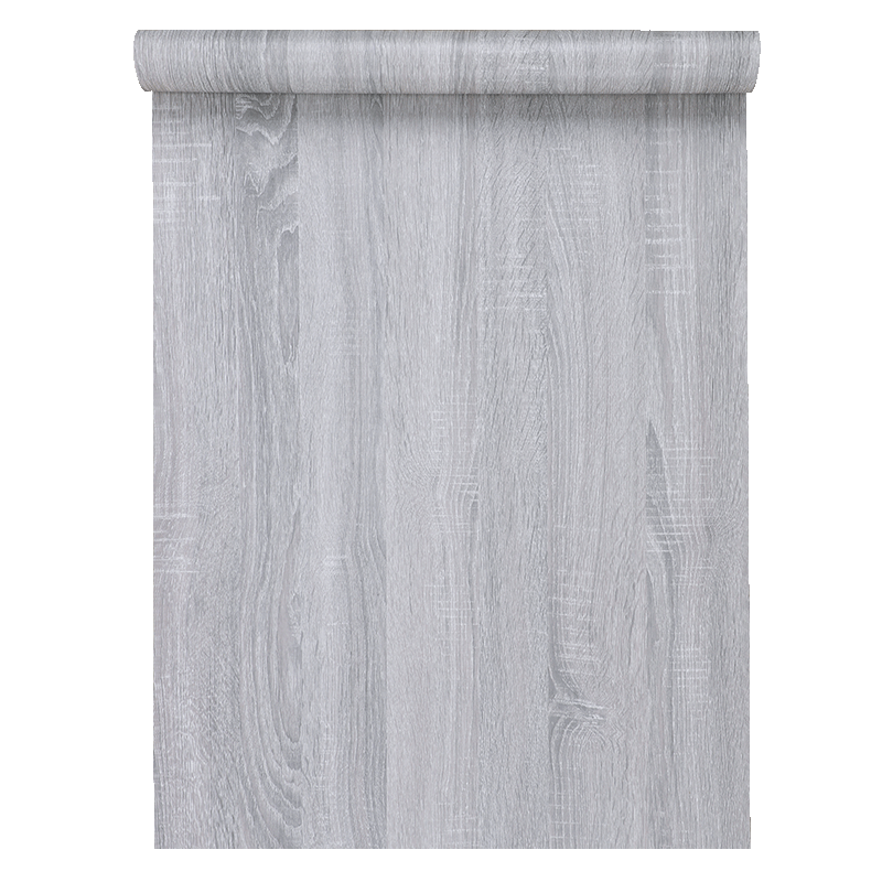 加厚餐桌面贴纸防水防油自粘浅灰木纹家用台面家具翻新美化装饰贴