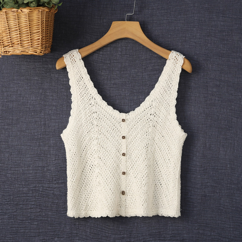 小清新学院风外搭针织马夹女套头上衣宽松百搭短款网红洋气背心夏 - 淘宝联盟商品