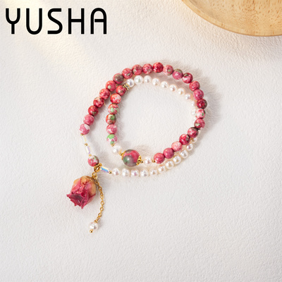 琥珀戒指气质公主轻奢时尚复古简约AD207