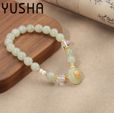 和田玉女款百搭手链手串 AS919