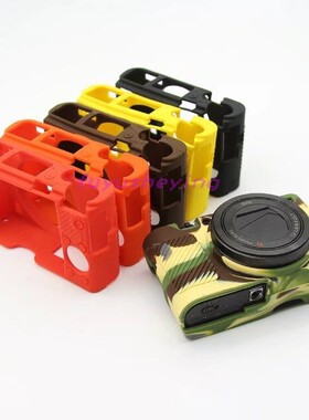 适用索尼相机包 DCS-RX100M3 M4 M5 m6黑卡相机硅胶套保护套