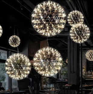 火花球满天星吊灯店铺商用餐厅网红酒吧装 饰灯天井商场酒店售楼部