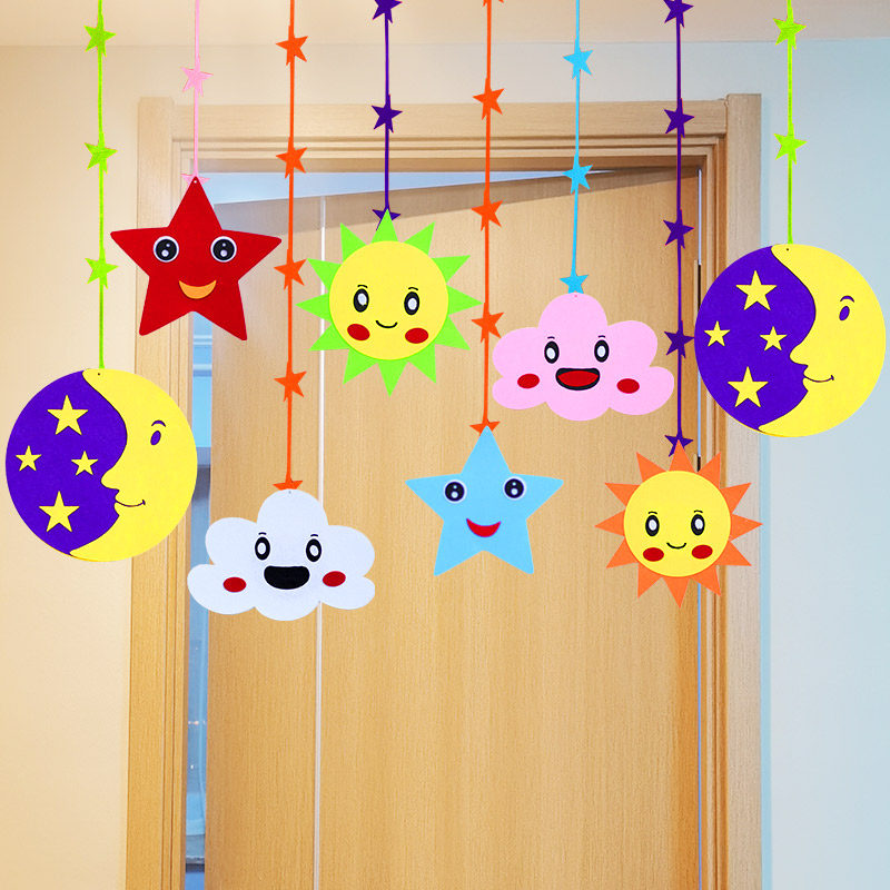 幼儿园开学装饰品挂饰教室班级走廊活动吊饰氛围场景布置挂件