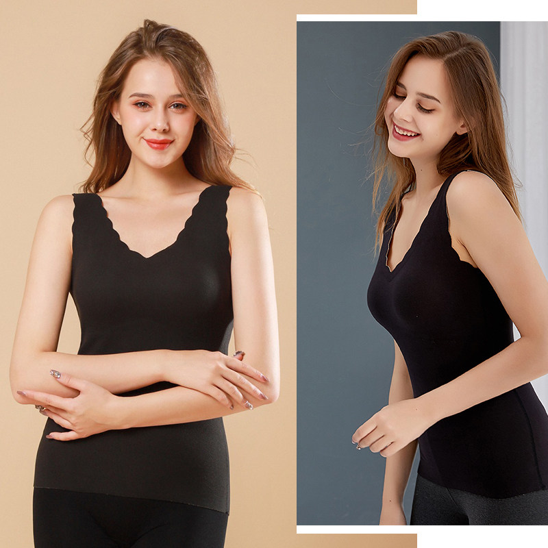 秋冬保暖上衣女修身内搭打底衫发热双面德绒无痕磨毛背心内衣包邮,女士内衣/男士内衣/家居服,保暖背心,淘宝优惠券,粉丝福利购,淘宝优惠卷