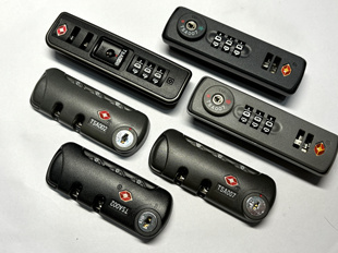 适配新秀丽密码锁箱包密码锁TSA002行李箱海关锁TSA008密码锁配件