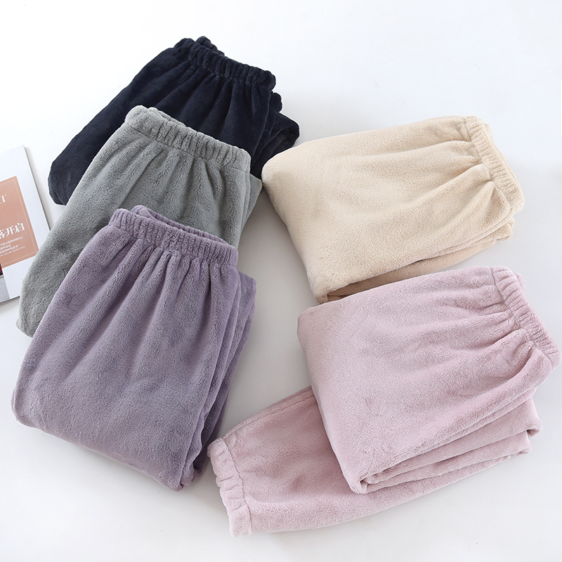 其他长裤法兰绒情侣睡裤家居裤