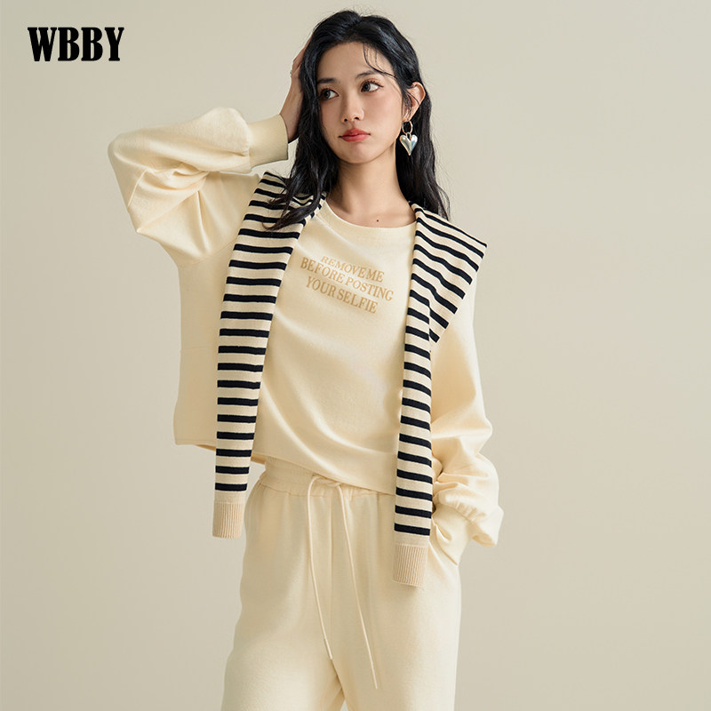 卫衣女款2025年春季新款无帽短款白色纯棉懒散风小个子潮牌高级感