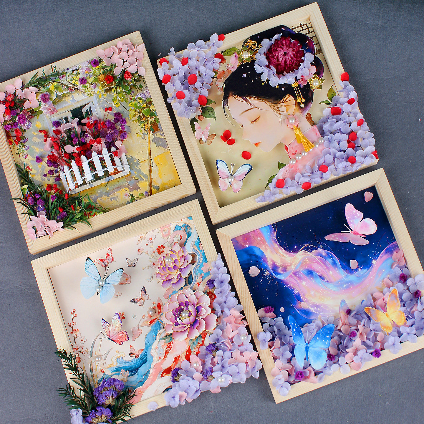 妇女节手工diy干花永生花立体相框三八女神节沙龙活动礼物送妈妈,玩具/童车/益智/积木/模型,手工创意粘贴类,淘宝优惠券,粉丝福利购,淘宝优惠卷