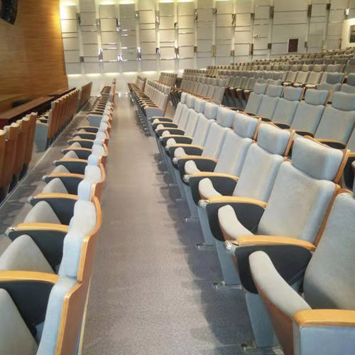 舒适礼堂椅庄重会议学术写字板