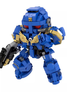 MOC积木165180 太空海军陆战队 益智拼装机器人玩具模型