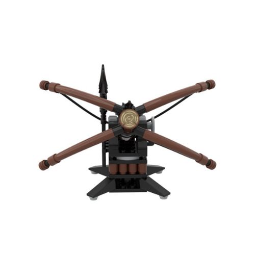 国产MOC-141404弩炮中世纪建筑系列装饰武器创意拼装积木玩具