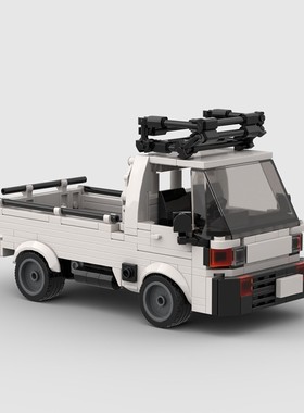 MOC积木 115420 本田柳州仔 8格车皮卡ACTY拼装speed系列