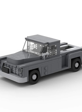 MOC-71916积木  1955年雪佛兰阿帕奇 超跑车赛车拼装玩具