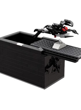 MOC积木 53395 万圣节惊喜礼物 整蛊恶作剧 蜘蛛惊吓盒子