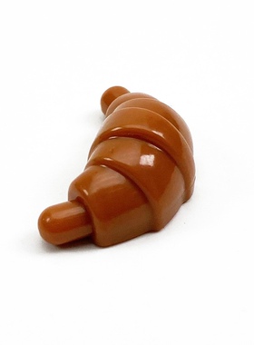 兼容乐高33125 动物 食物牛角面包6733小场景摆设颗粒积木MOC DIY