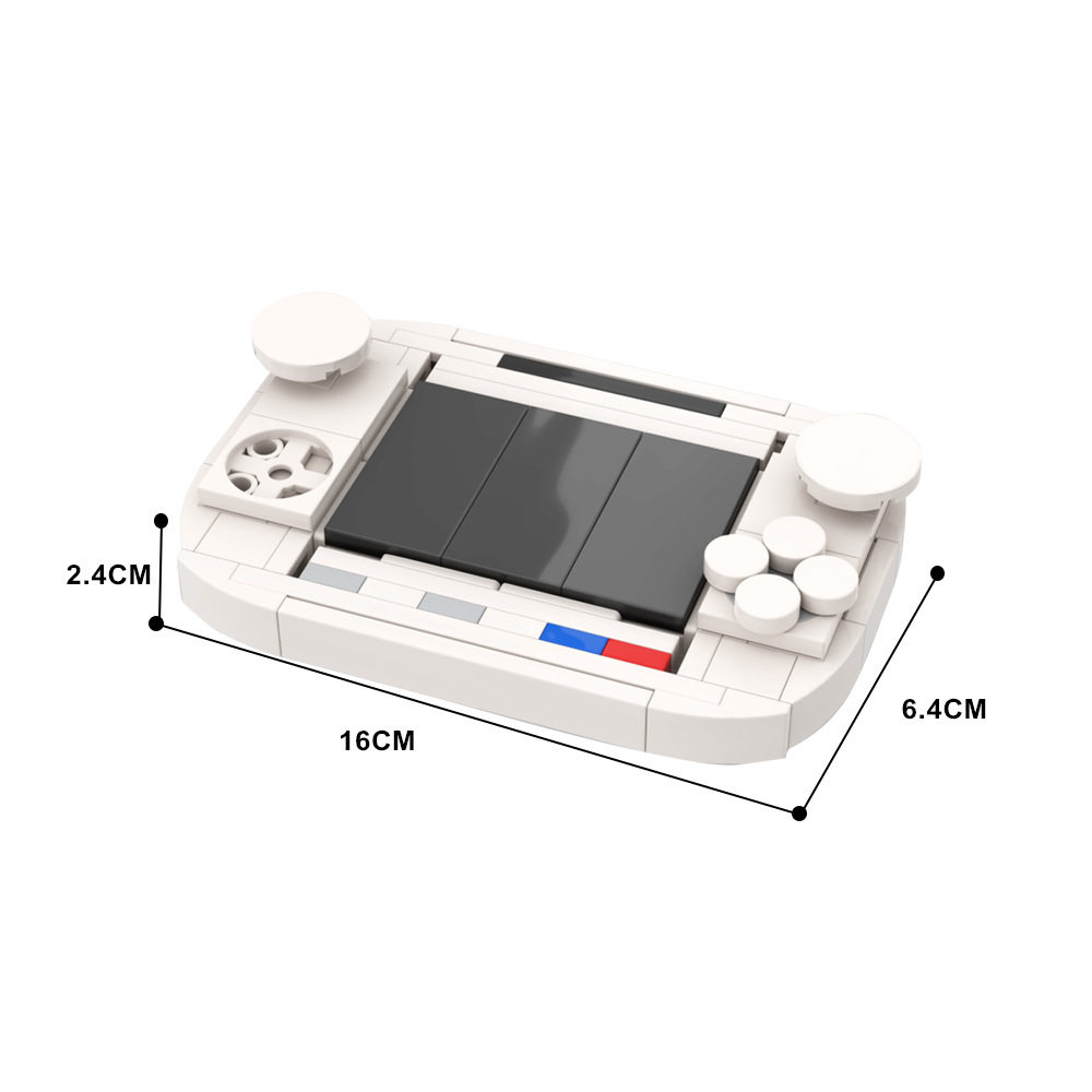MOC-38637任天堂Wii U型号家用游戏机积木模型小颗粒积木拼装玩具