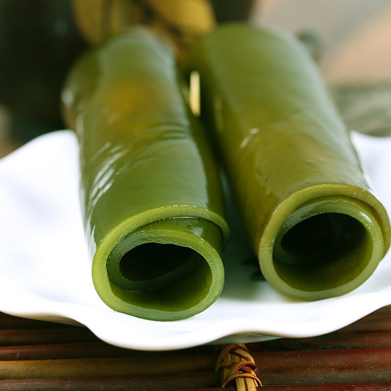 荣成新鲜盐渍厚海带头昆布海带根条丝火锅食材非干货5斤包邮盐少