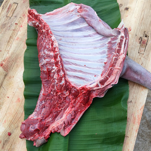 大别山放养黑山羊带皮排骨加前腿 先定后宰 顺丰包邮