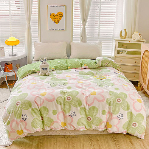 2025新款纯棉全棉床上四件套床上用品床单被套被罩床品床笠三件套