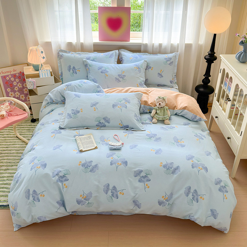 四件套 A类母婴级纯棉床上四件套2025新款100全棉学生宿舍床上