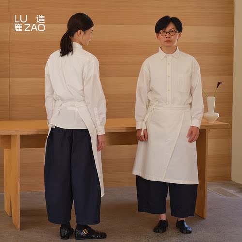 鹿造LUZAO｜斜开衩半身围裙