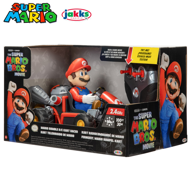 Costco马力欧遥控赛车马里奥电动玩具男孩任天堂超级玛丽漂移四驱
