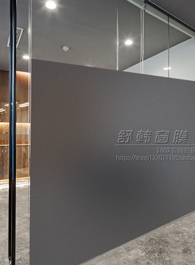 黑灰色磨砂玻璃贴膜透光不透明窗户防晒装饰膜阳台遮光窗贴纸防爆