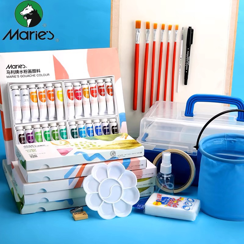 马利牌水粉画颜料套装