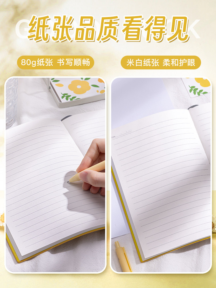 A5유화노트 하이룩백지 뮤지엄씰 체크인 여행스탬프 수집수첩 챕터북 일러스트북 아트레트로수첩 두꺼운다이어리