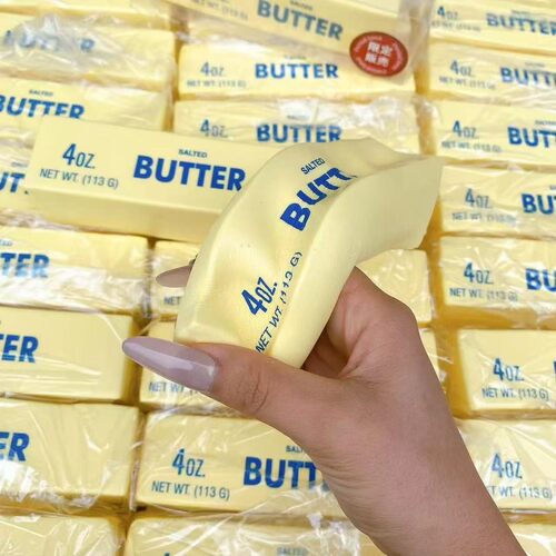 跨境BUTTER黄油捏捏乐4oz解压玩具软胶捏压玩具儿童成人减压神器
