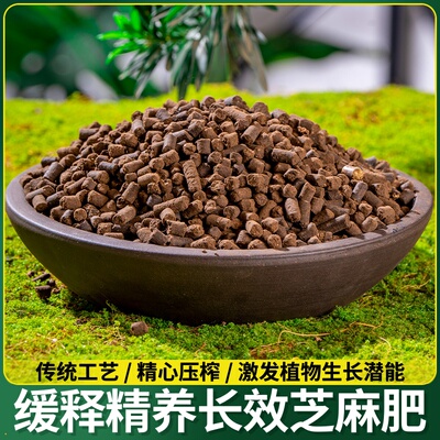 油饼肥料菜籽饼肥料发酵芝麻饼肥花卉专用豆饼菜饼肥油菜籽有机高