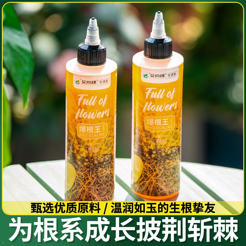 爆生根原液强力快速生根壮苗剂移栽扦插植物通用水溶肥生根营养液