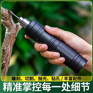 电动打磨机电磨机磨头铜丝刷旋转锉锯盆景抛木玉金刚石砂切割铣刀