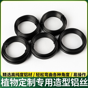 盆景造型专用铝丝铝线蟠扎园艺铁丝花卉罗汉松拉枝固定型丝器工具