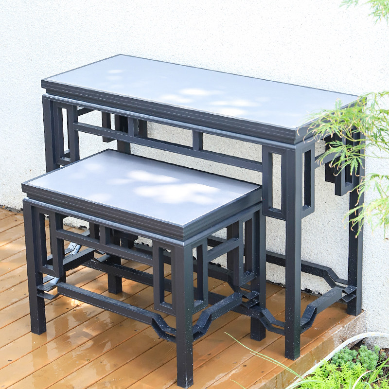 多肉花盆花架子简约铝材质多层落地面室内阳台客厅绿萝加强置物架