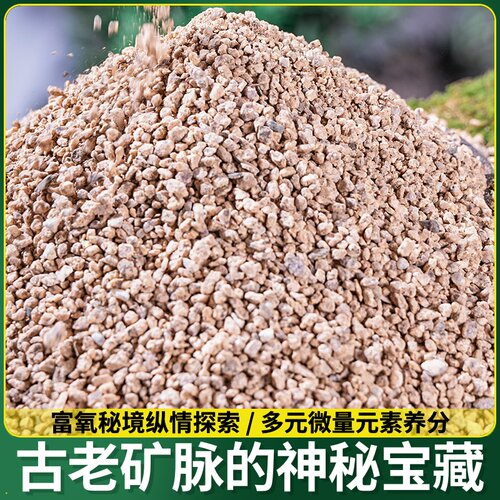 黄金软麦饭石颗粒多肉专用颗粒土泥炭种植土壤养花绿植通用铺面石