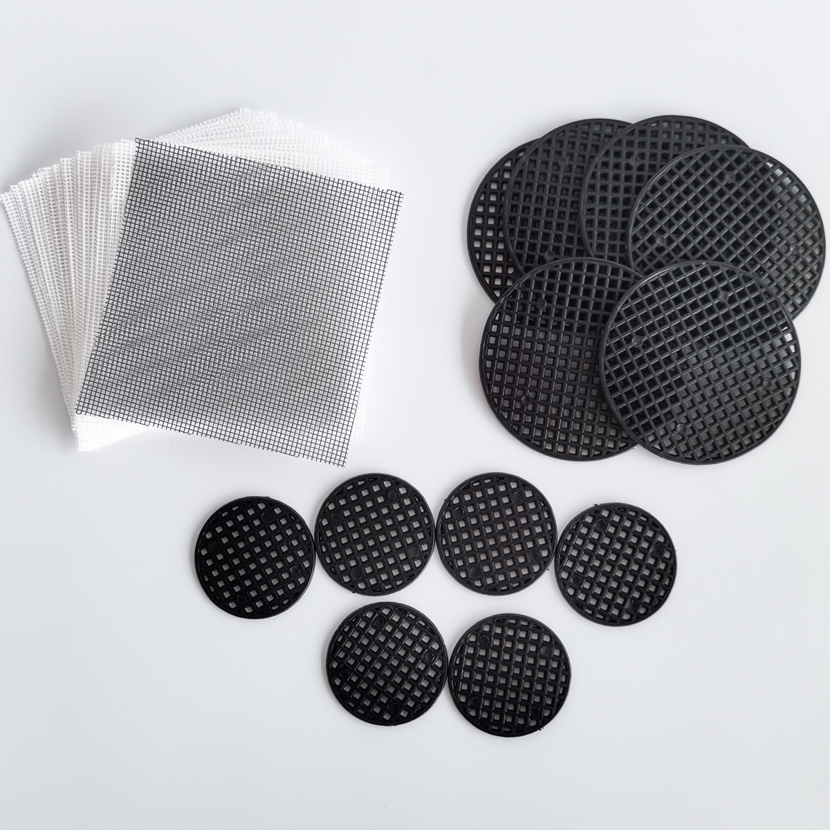 垫网透气塑料方形园艺花盆底孔