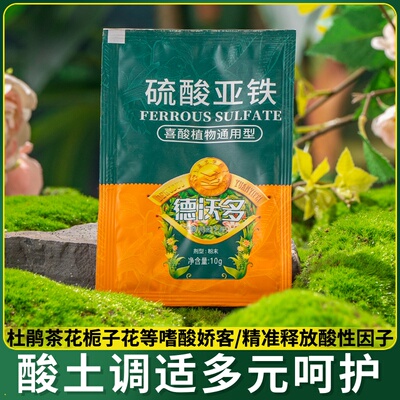 硫酸亚铁伴侣柠檬酸肥料柠檬酸花卉专用酸性植物通用型土壤调酸剂