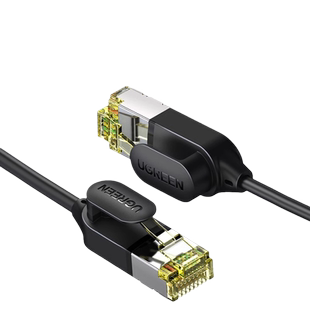 绿联细网线超六类cat6a7七类万兆便携家用千兆wifi连接软网络跳线