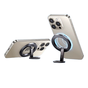 绿联磁吸支架指环扣适用magsafe磁吸手机支架360度旋转背贴式手机架桌面支撑架磁力吸附折叠便携挂钩懒人支架